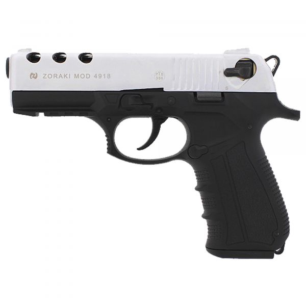 Zoraki Blank Pistol 4918 dull chrome