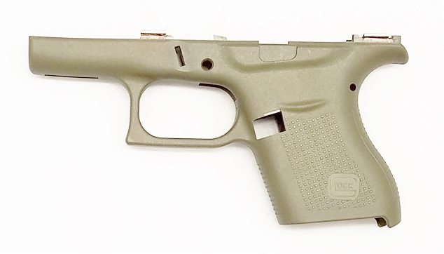Glock 43 Stripped Frame - Factory Battle Field Green BFG
